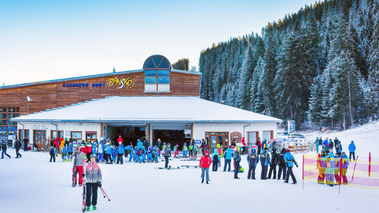 Bunderishka polyana, ski station, cable car lift, Bansko, Bulgaria