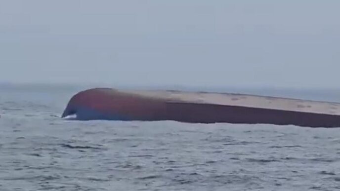 Украинският кораб „Хорив“ потъна частично край Шабла